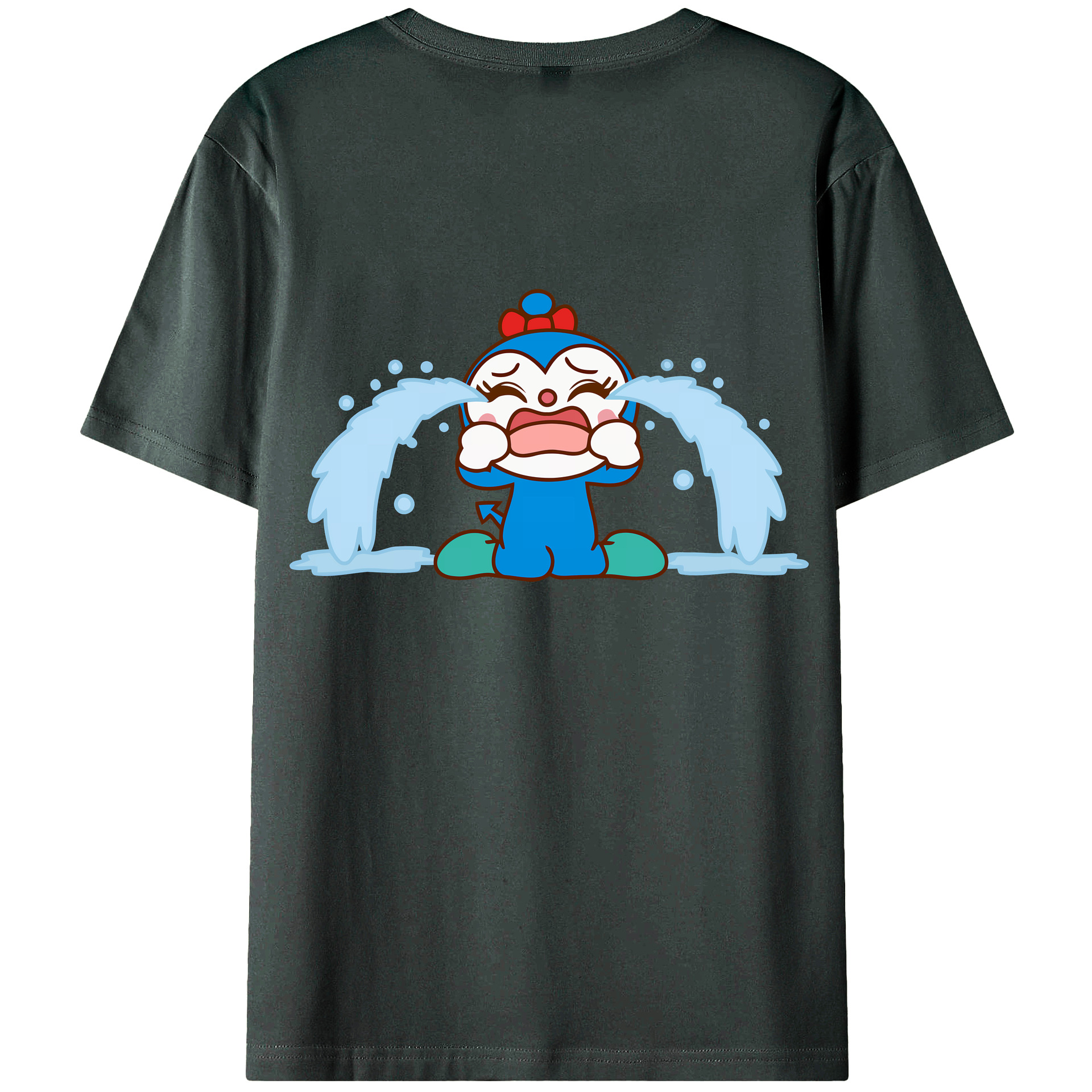 （画像用） アンパンマン Anpanman 綿100％ メンズ半袖Tシャツ（バックプリント） 通気性